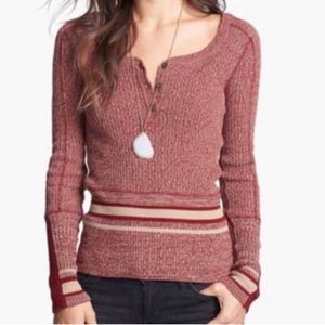 We the FREE Sock Monkey Henley